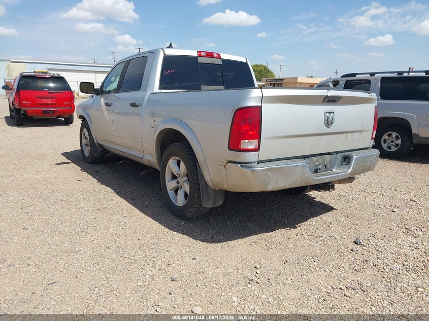 Vin: 1c6rr6lt6ds674676, lot: 46640779, ram 1500 outdoorsman 20133