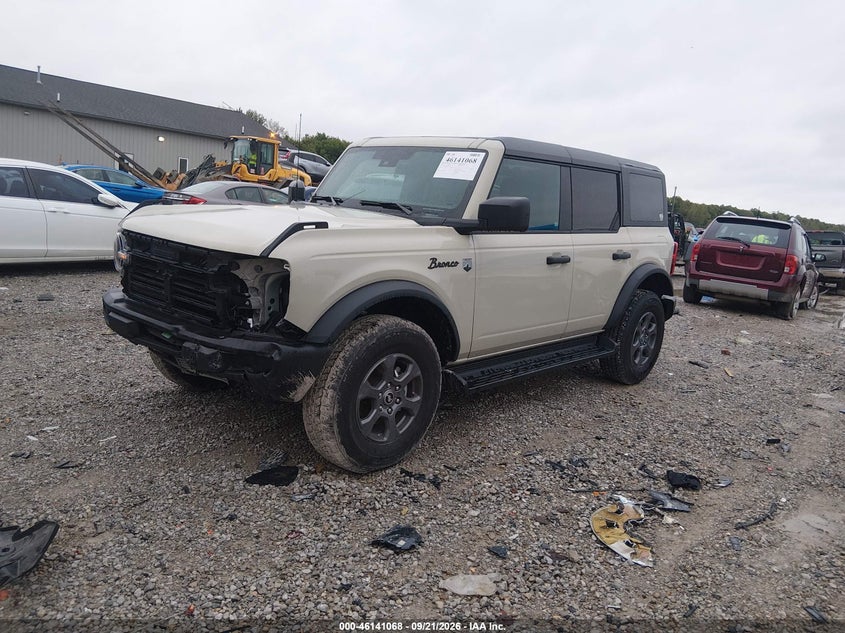 Vin: 1fmde7bh4slb53850, lot: 46640802, ford bronco big bend 20252