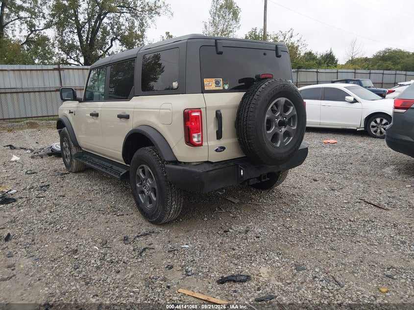 Vin: 1fmde7bh4slb53850, lot: 46640802, ford bronco big bend 20253