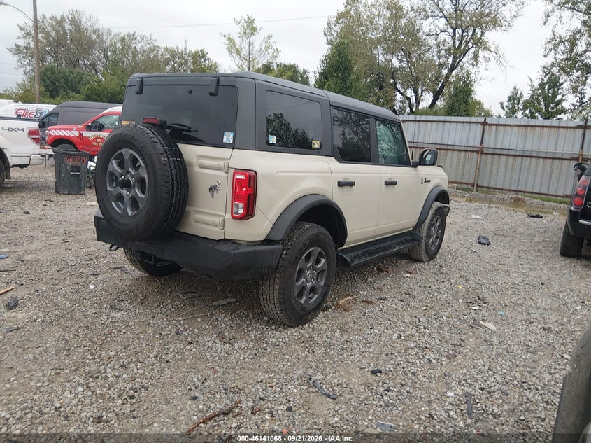 Vin: 1fmde7bh4slb53850, lot: 46640802, ford bronco big bend 20254