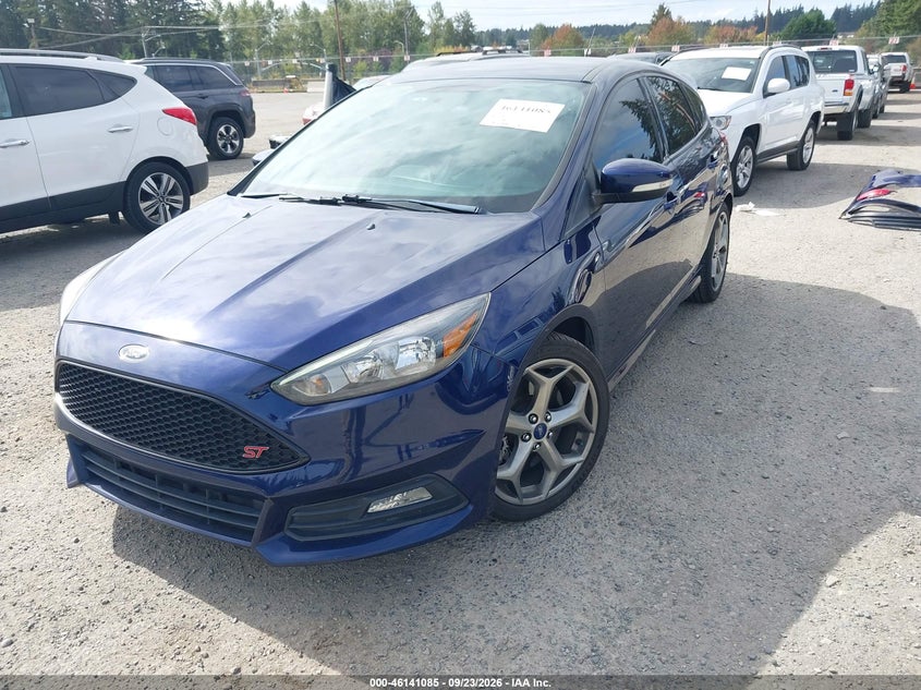 2017 Ford Focus ST, Удар ззаду, IAAI, VIN 1FADP3L96HL223085 — фото 2