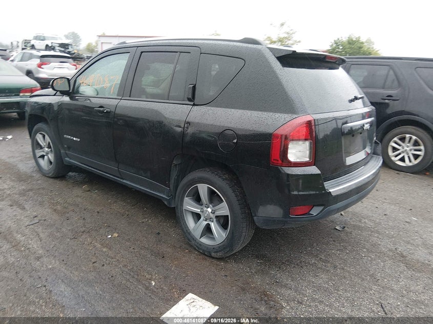 Vin: 1c4njceb1hd185274, lot: 46640821, jeep compass high altitude fwd 20173