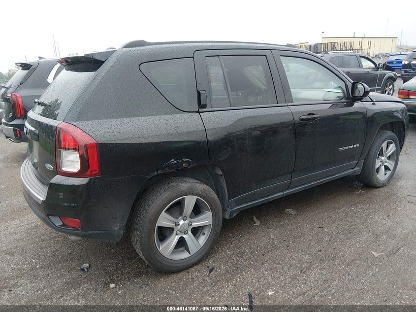 Vin: 1c4njceb1hd185274, lot: 46640821, jeep compass high altitude fwd 20174
