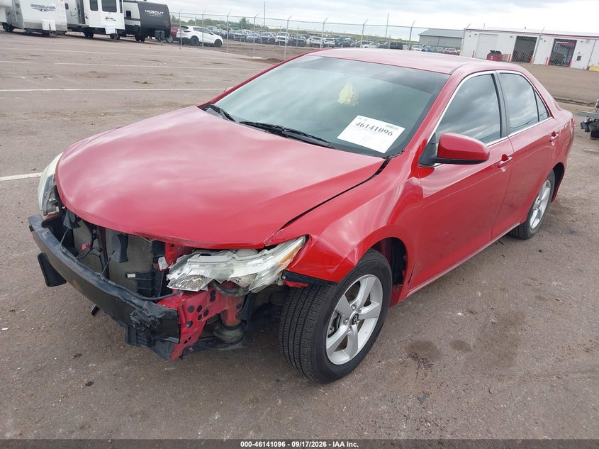 Vin: 4t1bf1fk3cu560528, lot: 46640830, toyota camry le 20122
