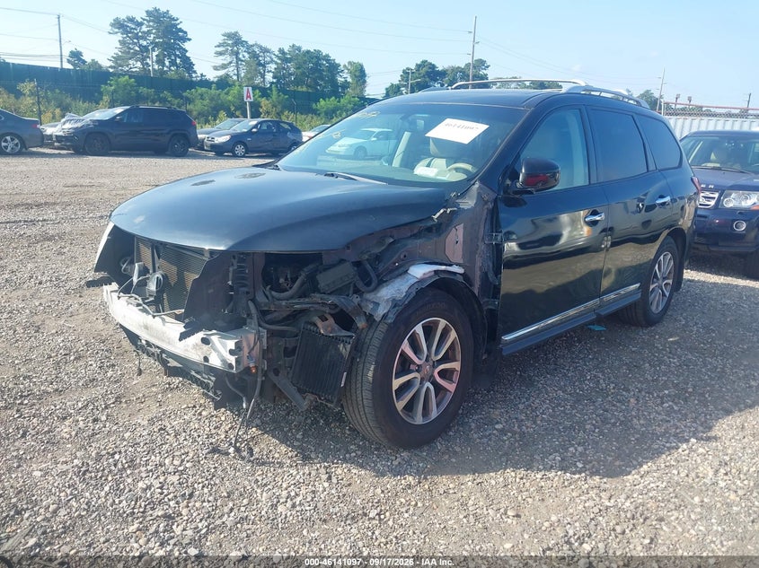 Vin: 5n1ar2mm8dc628911, lot: 46640831, nissan pathfinder sl 20132