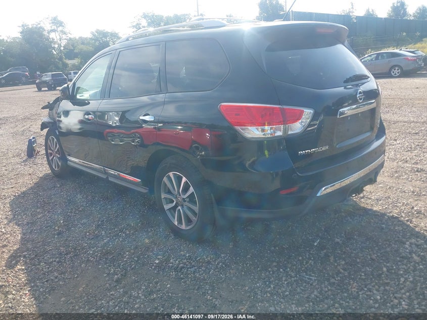 Vin: 5n1ar2mm8dc628911, lot: 46640831, nissan pathfinder sl 20133
