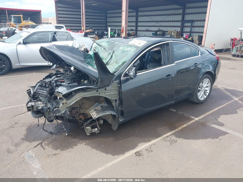 Vin: 2g4gk5ex1f9174892, lot: 46640832, buick regal turbo 20152