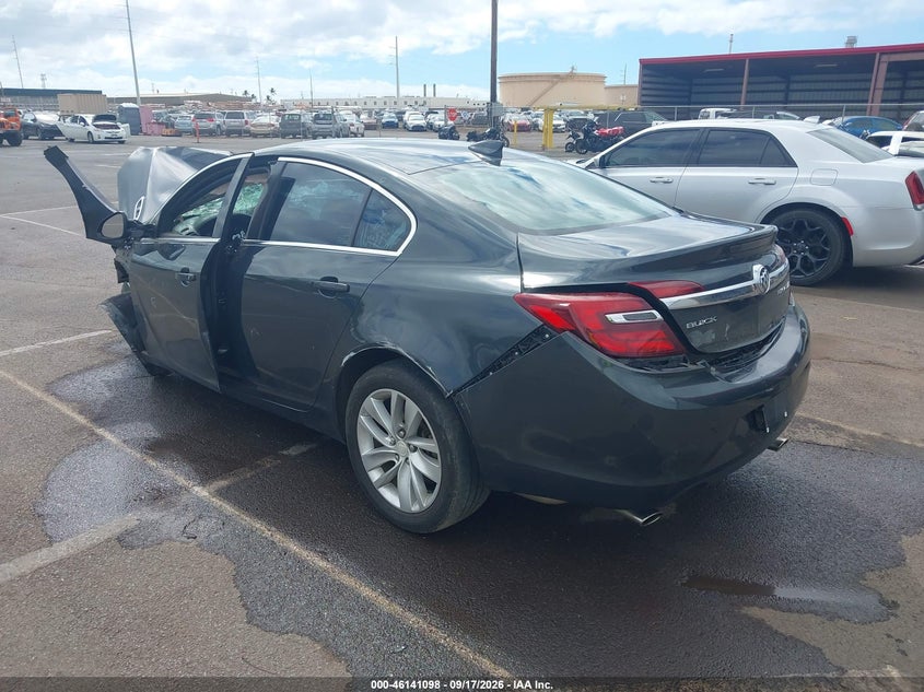 Vin: 2g4gk5ex1f9174892, lot: 46640832, buick regal turbo 20153