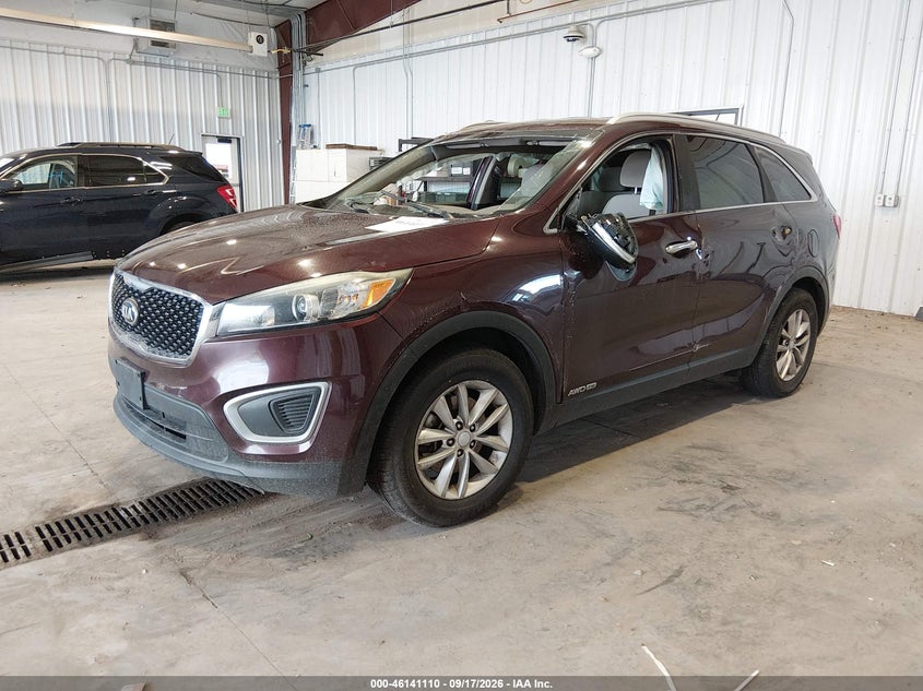 Vin: 5xypgda56hg278239, lot: 46640844, kia sorento 3.3l lx 20172