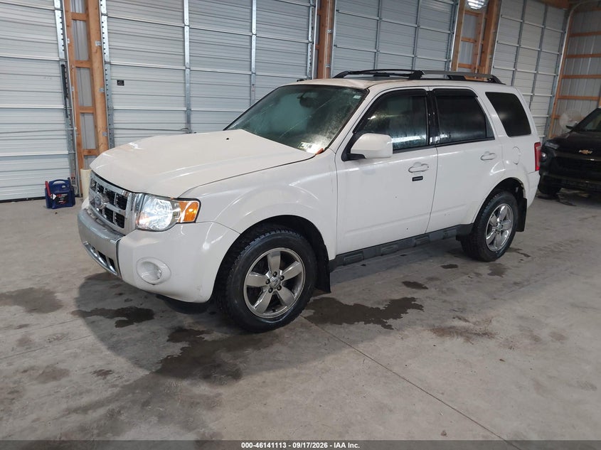 Vin: 1fmcu9eg0bkb96360, lot: 46640847, ford escape limited 20112