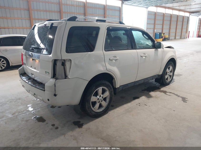 Vin: 1fmcu9eg0bkb96360, lot: 46640847, ford escape limited 20114