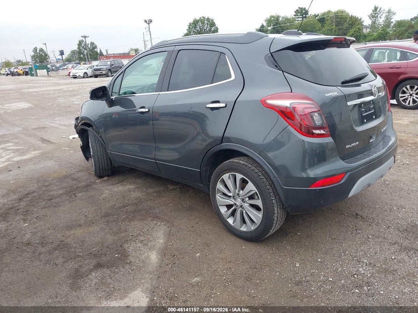 Vin: kl4cjasb7jb667646, lot: 46640891, buick encore preferred 20183