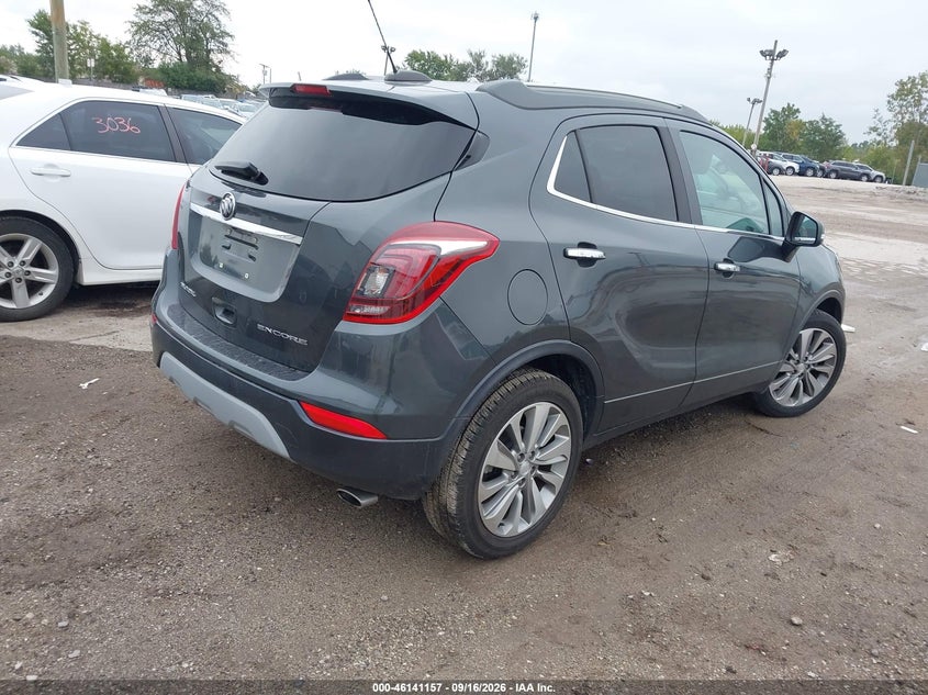 Vin: kl4cjasb7jb667646, lot: 46640891, buick encore preferred 20184