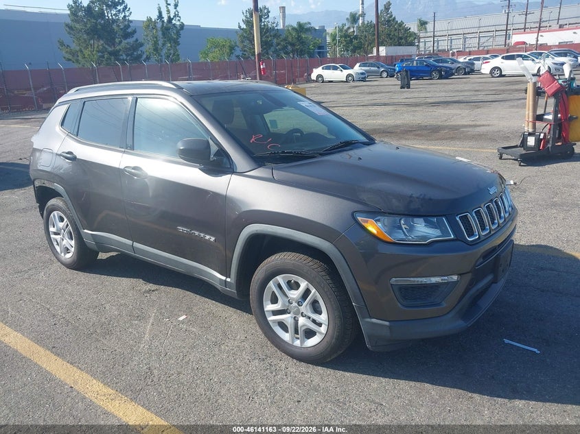 Vin: 3c4njcab2jt254883, lot: 46640897, jeep compass sport fwd 2018 img_1