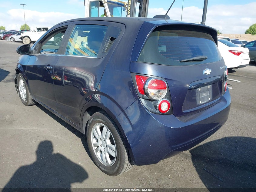 Vin: 1g1jc6sh9g4147804, lot: 46640907, chevrolet sonic lt auto 20163