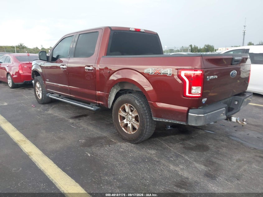 Vin: 1ftew1egxfke45312, lot: 46640909, ford f-150 xlt 20153