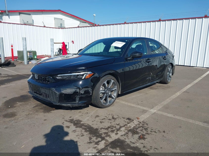Vin: jhmfl4h92sx003602, lot: 46640931, honda civic hybrid sport touring 20252