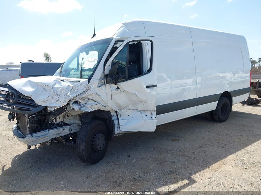 Vin: w1y5ndhy3st204653, lot: 46640938, mercedes-benz sprinter 3500 high roof 4-cyl diesel ho 20252
