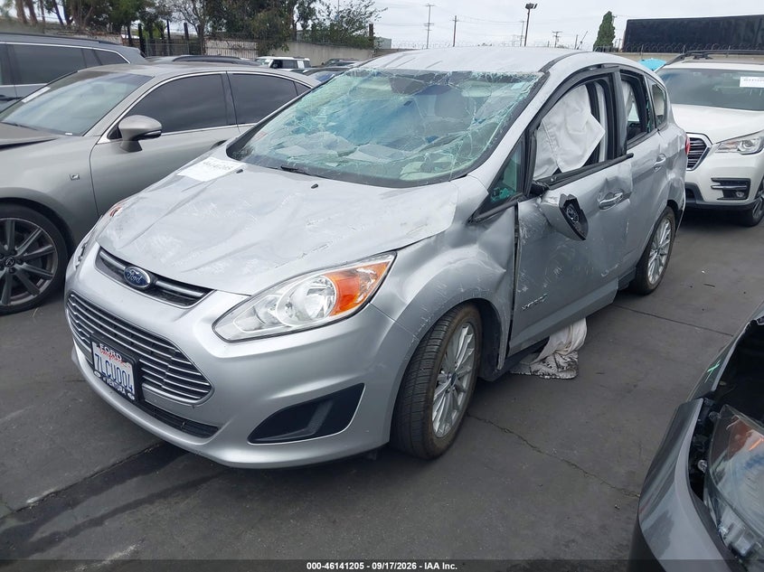 Vin: 1fadp5au5el509783, lot: 46640939, ford c-max hybrid se 20142