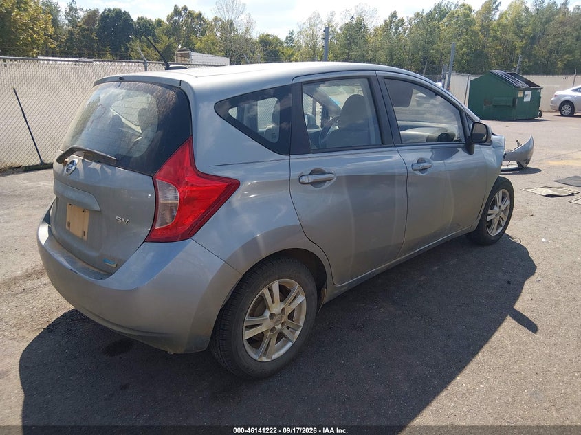 Vin: 3n1ce2cp6el370238, lot: 46640956, nissan versa note sv 20144