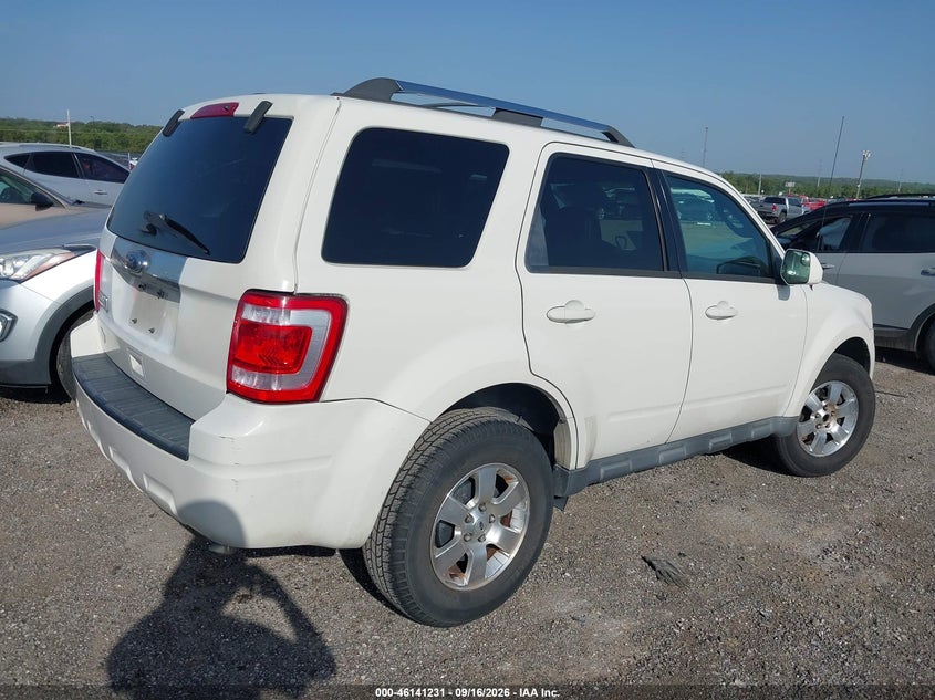 Vin: 1fmcu0eg9bkc69270, lot: 46640965, ford escape limited 20114