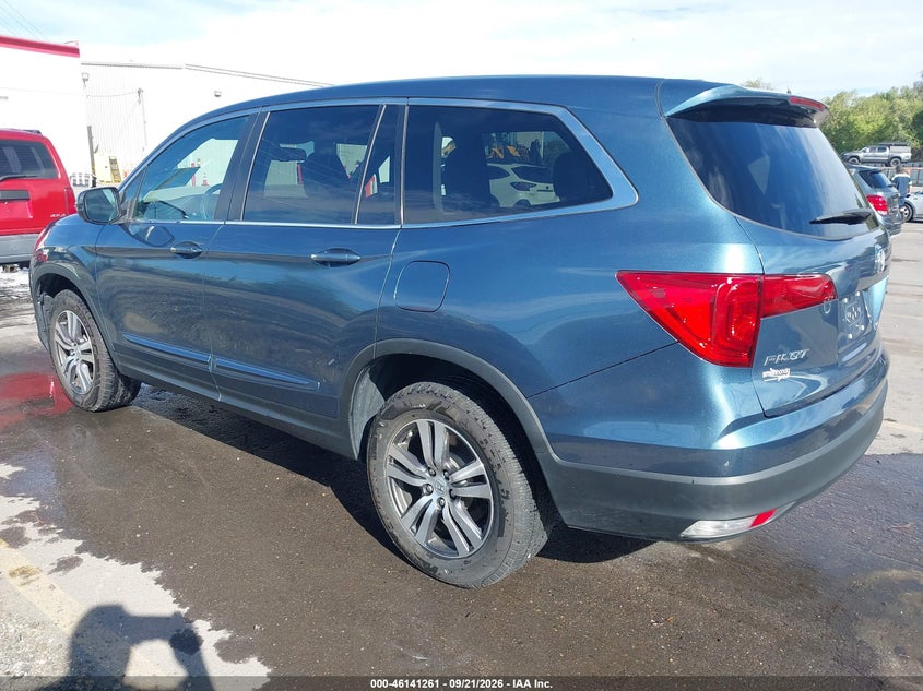 Vin: 5fnyf6h82gb071517, lot: 46640995, honda pilot ex-l 20163