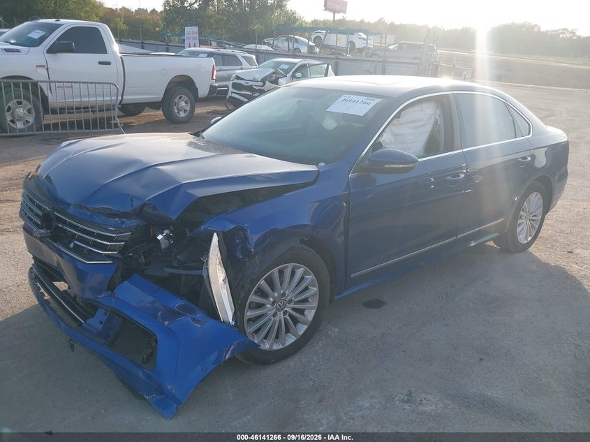 Vin: 1vwbs7a31gc027640, lot: 46641000, volkswagen passat 1.8t se 20162