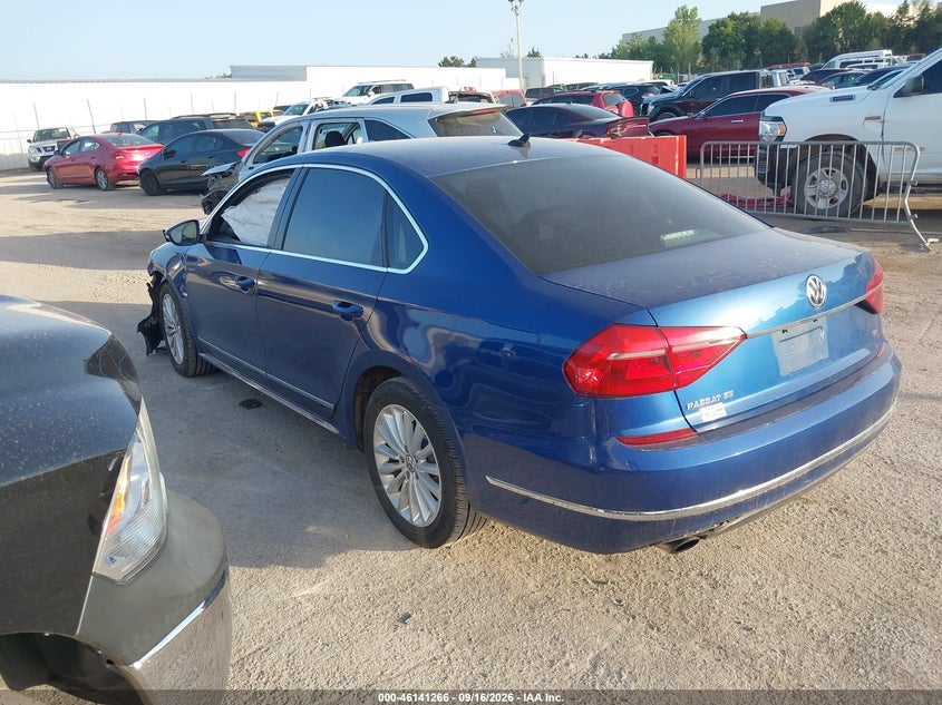 Vin: 1vwbs7a31gc027640, lot: 46641000, volkswagen passat 1.8t se 20163