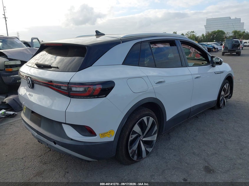 Vin: wvgunpe29mp060390, lot: 46641004, volkswagen id.4 awd pro s 20214