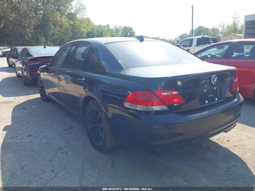 BMW 750LI 2008 VIN WBAHN83598DT82380