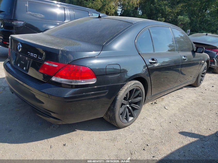 BMW 750LI 2008 VIN WBAHN83598DT82380