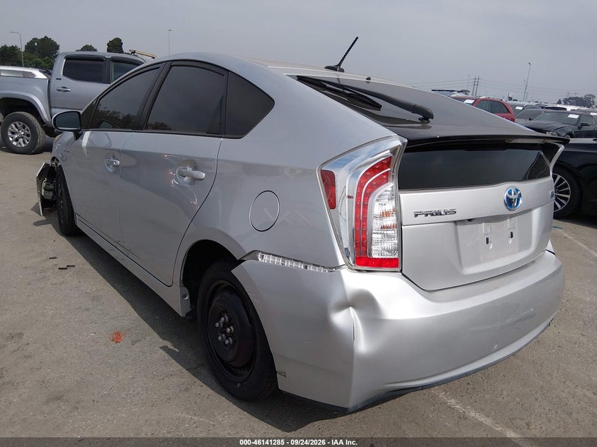 Vin: jtdkn3du9f1946660, lot: 46641019, toyota prius four 20153