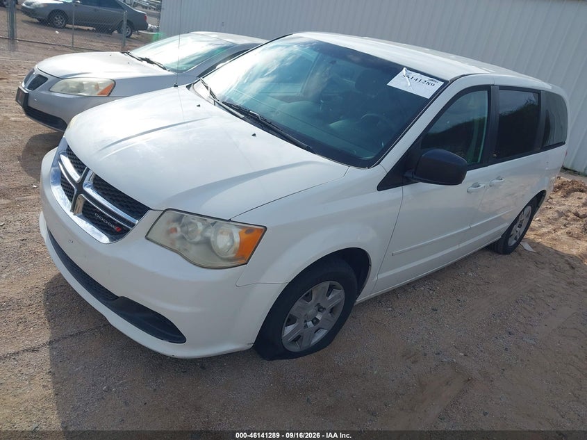 Vin: 2c4rdgbgxcr351488, lot: 46641023, dodge grand caravan se/avp 20122