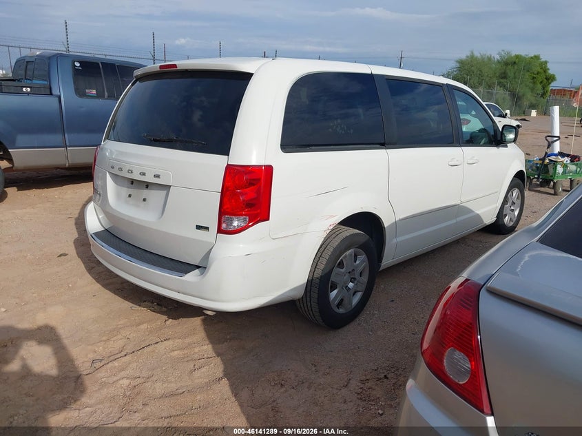 Vin: 2c4rdgbgxcr351488, lot: 46641023, dodge grand caravan se/avp 20124