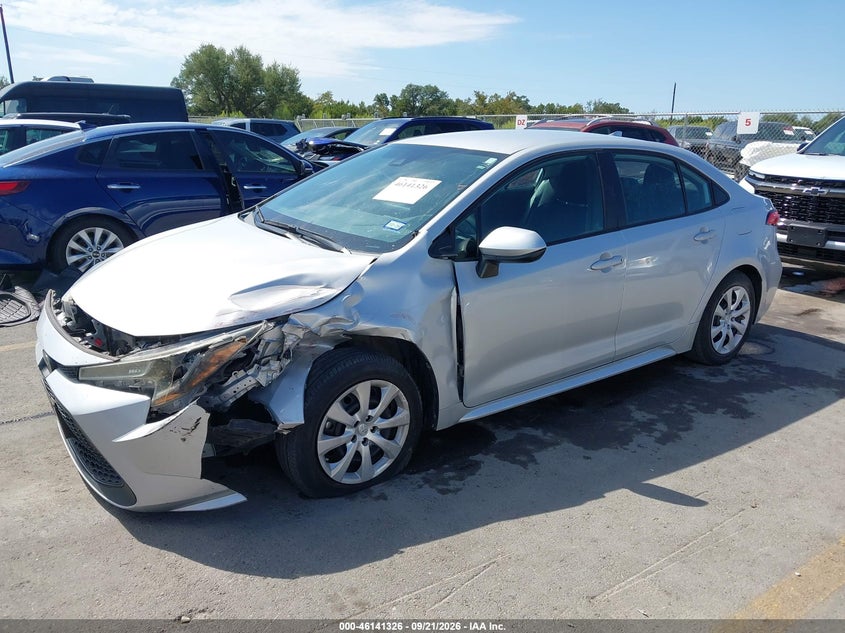 Vin: 5yfepmae5np292776, lot: 46641060, toyota corolla le 20222
