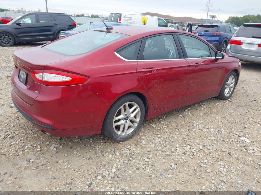 Vin: 3fa6p0h78gr378364, lot: 46641063, ford fusion se 20164