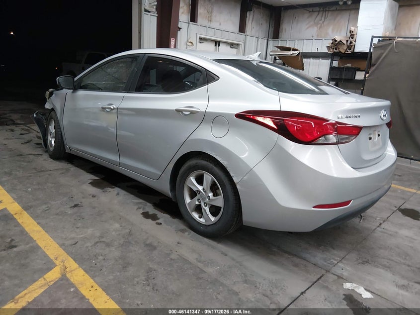 Vin: 5npdh4ae0eh517210, lot: 46641081, hyundai elantra se 20143