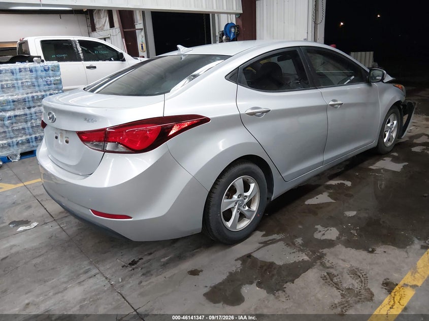 Vin: 5npdh4ae0eh517210, lot: 46641081, hyundai elantra se 20144
