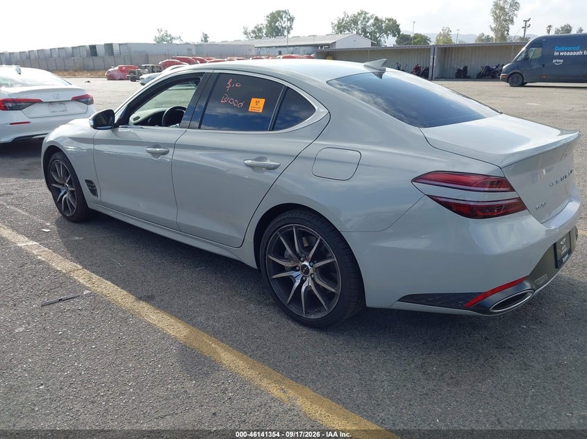 Vin: kmtg14sc7tu174432, lot: 46641088, genesis g70 2.5t rwd 20263