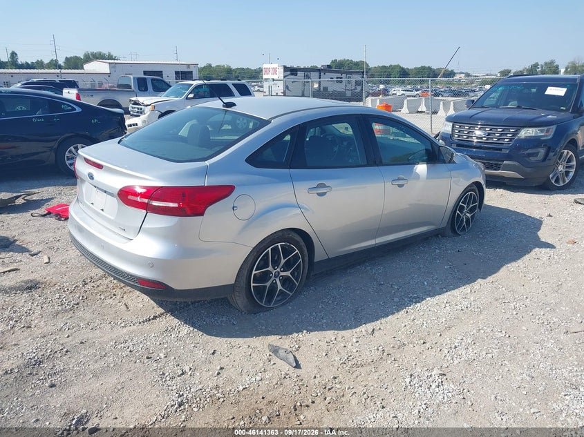 Vin: 1fadp3h26jl299326, lot: 46641097, ford focus sel 20184