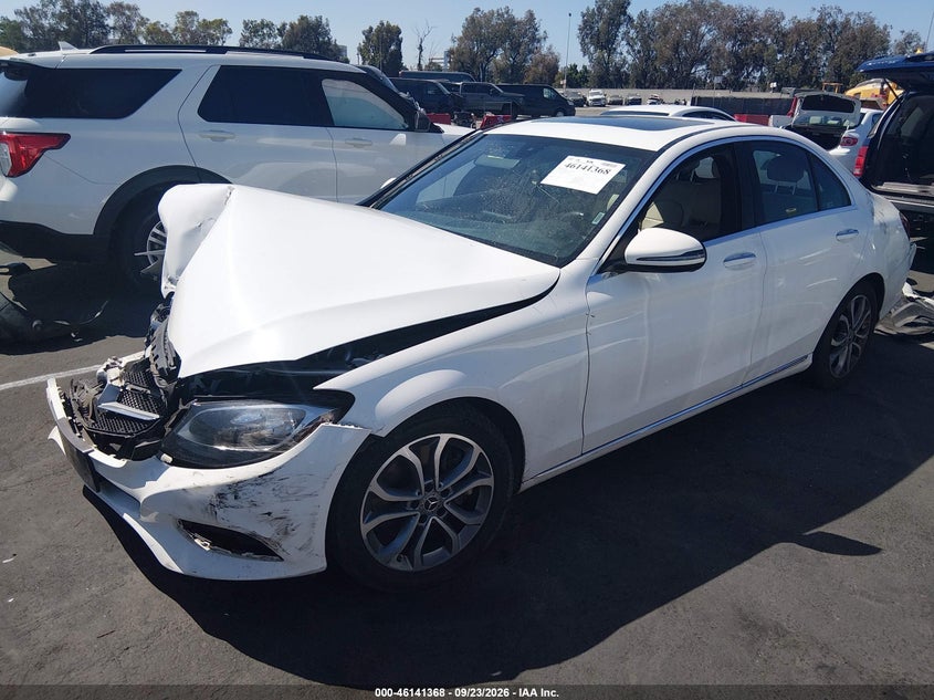 Vin: 55swf4jb3ju256215, lot: 46641102, mercedes-benz c 300 20182