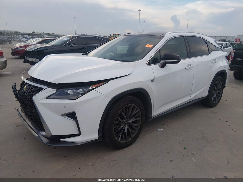 Vin: 2t2bzmca6jc149364, lot: 46641105, lexus rx 350 f sport 20182