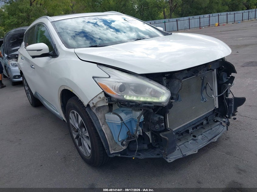 Vin: 5n1az2mh9hn163827, lot: 46641175, nissan murano sl 2017 img_1
