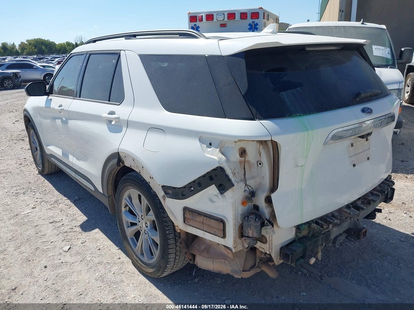 Vin: 1fmsk7dh5mga61445, lot: 46641178, ford explorer xlt 20213