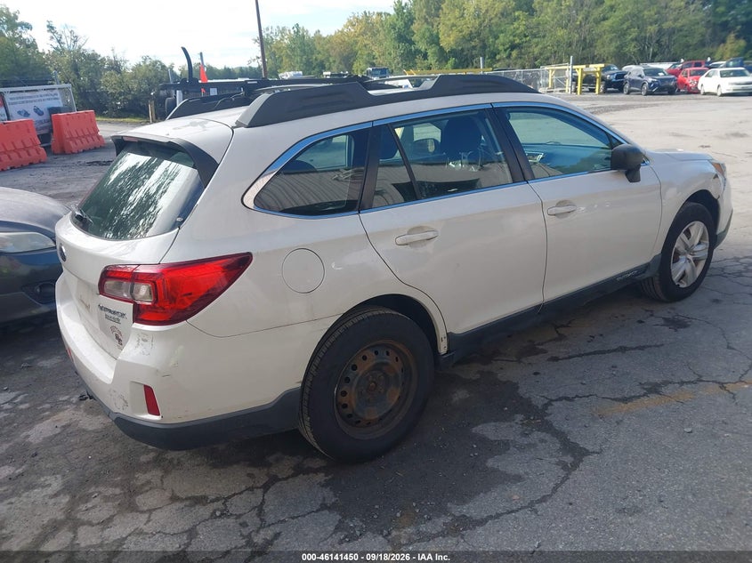 2015 SUBARU OUTBACK auction photo 4