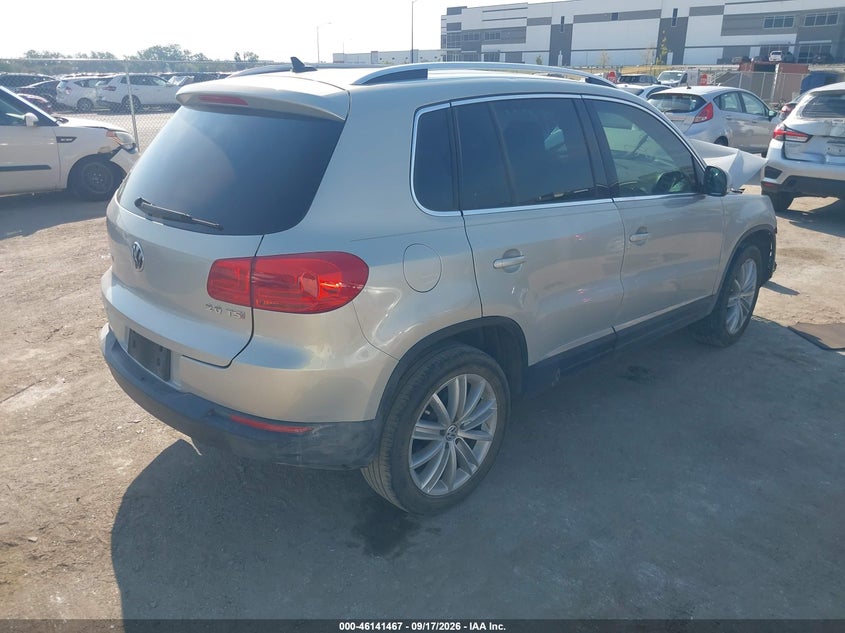 Vin: wvgav3ax2dw563438, lot: 46641201, volkswagen tiguan se 20134