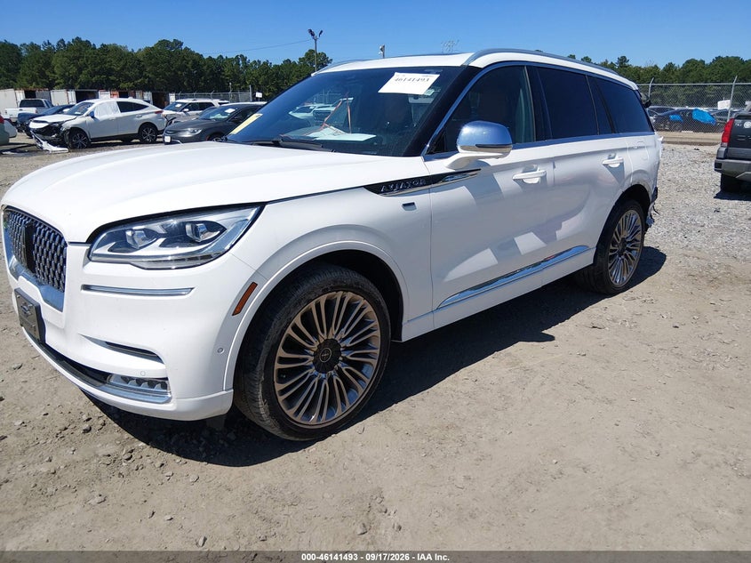 Vin: 5lm5j9xc7mgl10661, lot: 46641227, lincoln aviator black label 20212