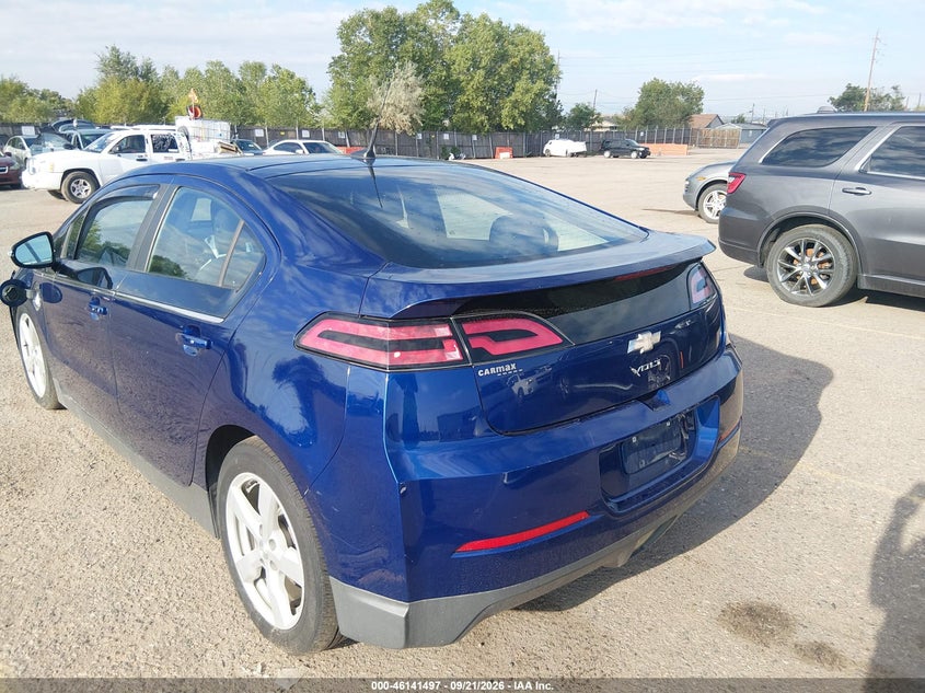Vin: 1g1ra6e49du129266, lot: 46641231, chevrolet volt 20133