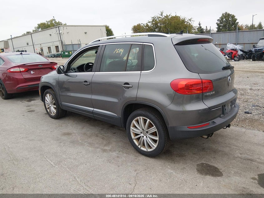 Vin: wvgbv3ax3ew573319, lot: 46641248, volkswagen tiguan sel 20143