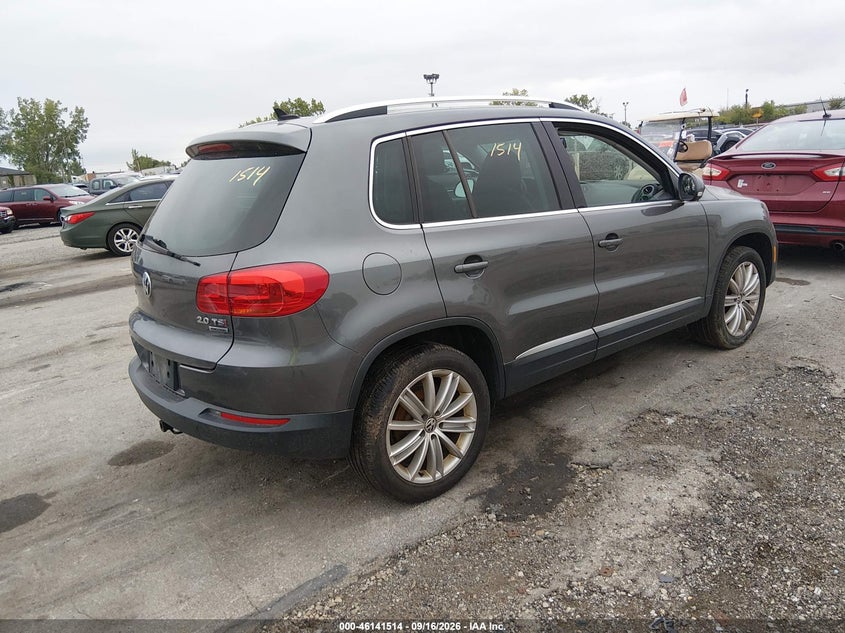 Vin: wvgbv3ax3ew573319, lot: 46641248, volkswagen tiguan sel 20144